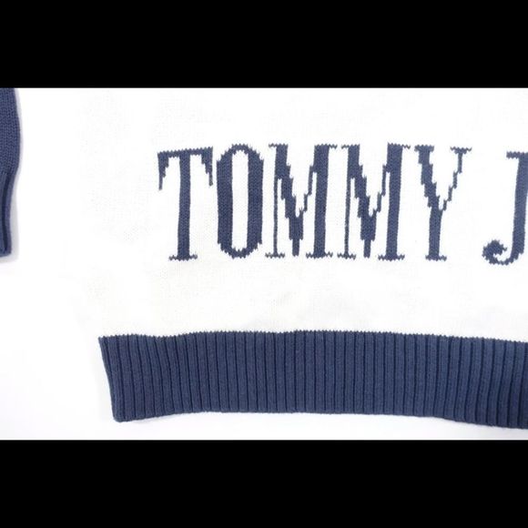 NWT TOMMY HILFIGER JEANS COLOR BLOCK RED WHITE BLUE SiZE LARGE (SAME AS PHOTO) - Picture 7 of 9
